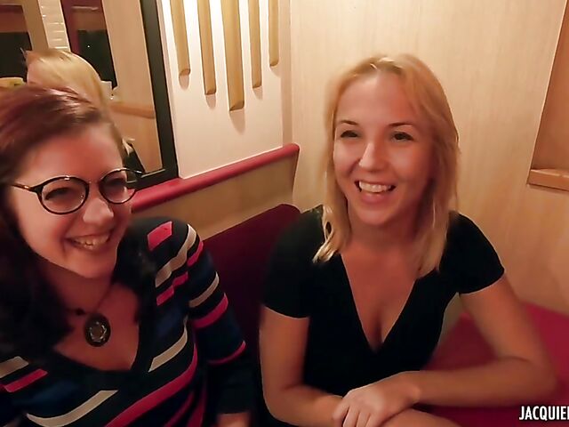 Ivanah and Flora in French anal threesome FFM