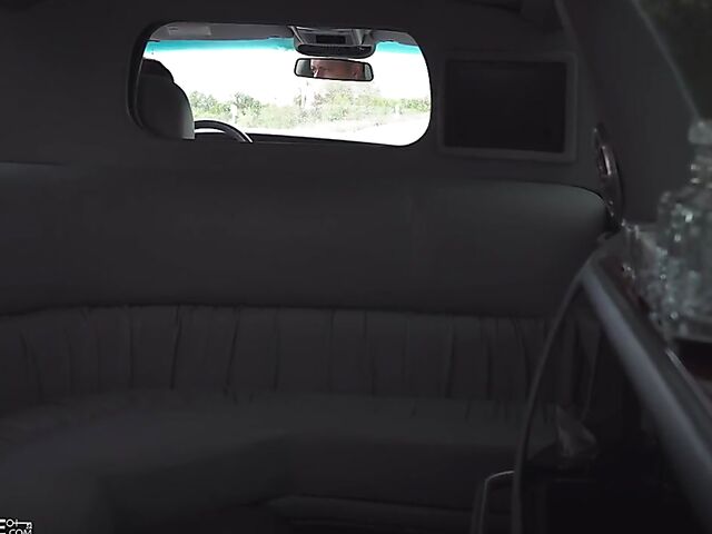 Euro bride with long pussy lips gets pounded in a limo featuring Nicole Love