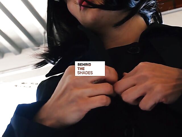 Fishnet solo with small tits brunette Izzy Lush