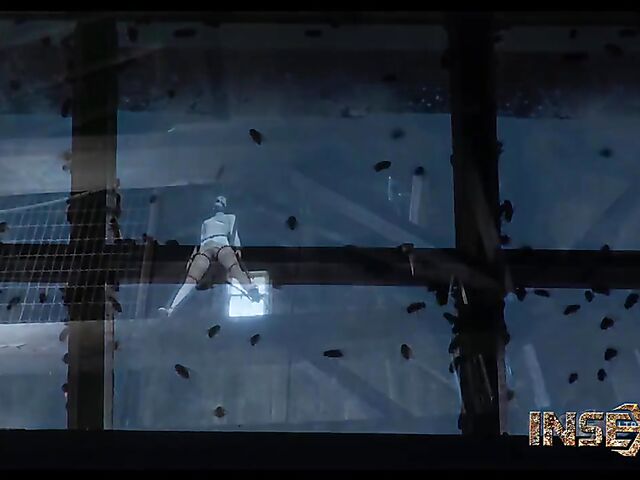 Anal hook in restraints for helpless Hazel Hypnotic