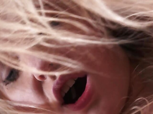 Lace lingerie and silk tie erotic solo masturbation with Amber