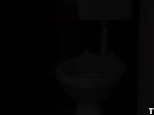 Beer lover Dolly Diore's solo bottle fuck in the bathroom of a nightclub