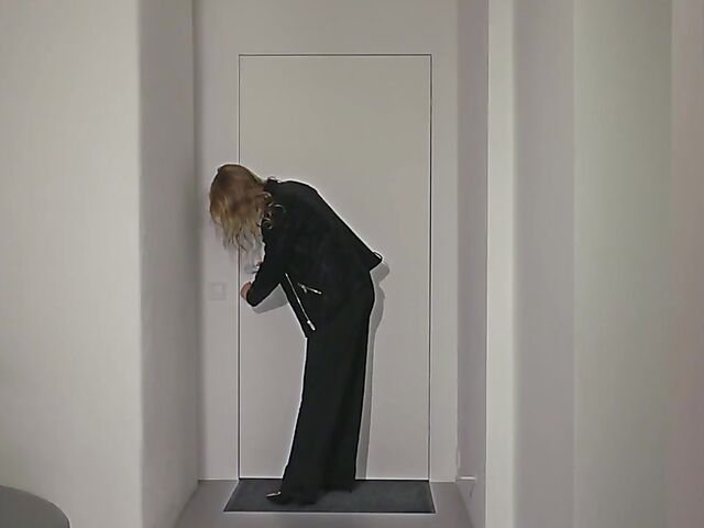 Pantyhose and strapless strapon lesbian fuck with Casey Norhman and Karla