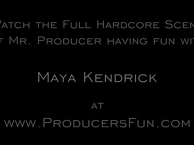 Maya Kendrick - Redhead facial after a fucking conversation