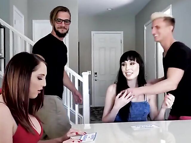 2 on 2 Mom swap MILF foursome compilation