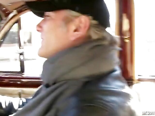 French anal in back stockings with sweet Ines