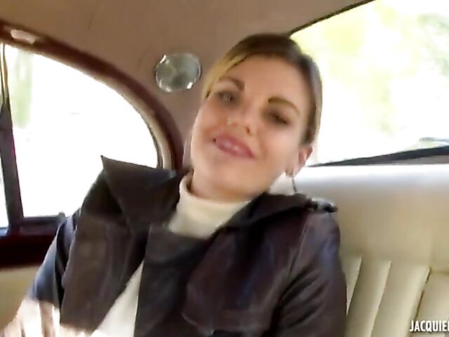 French anal in back stockings with sweet Ines