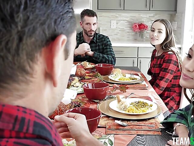 Festive fucking on Thanksgiving Team Skeet compilation