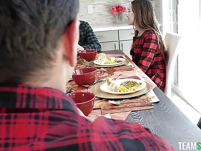 Festive fucking on Thanksgiving Team Skeet compilation