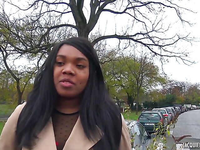 French black on black porn with ebony student Haneul