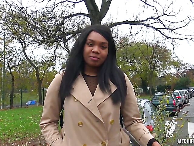 French black on black porn with ebony student Haneul