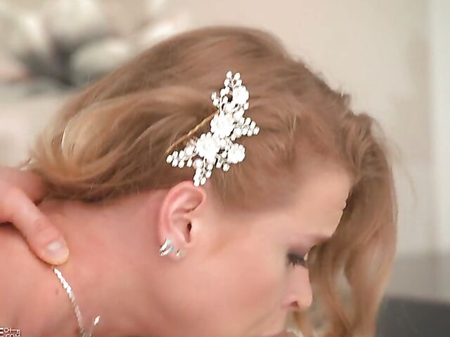 Wedding fuck with charming euro bride Alexa Flexy