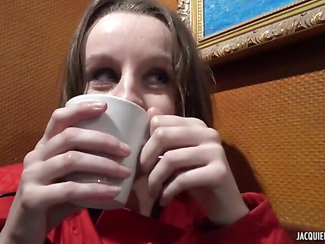 Rose is a 25-year-old French anal enthusiast in white knee high stockings