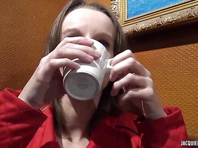 Rose is a 25-year-old French anal enthusiast in white knee high stockings