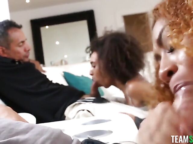 Daughter swap foursome TeamSkeet compilation