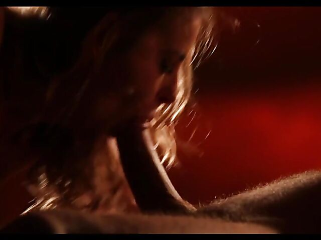 Sensual threesome in the dark with busty Candy Alexa