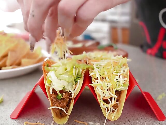 Hyley Winters - MILF kitchen fuck while cooking for a party