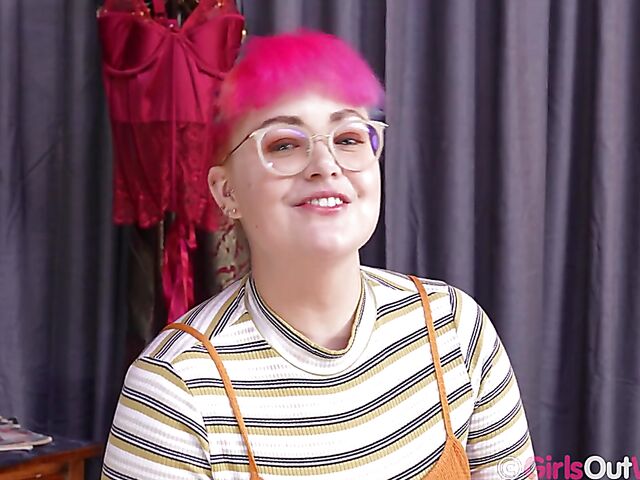 Tap dance and masturbation for Girls Out West with pink-haired Nicole G