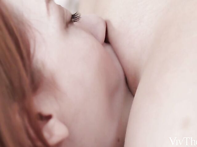 Redhead lesbian erotic lovemaking with Sia Siberia and Lottie Magne