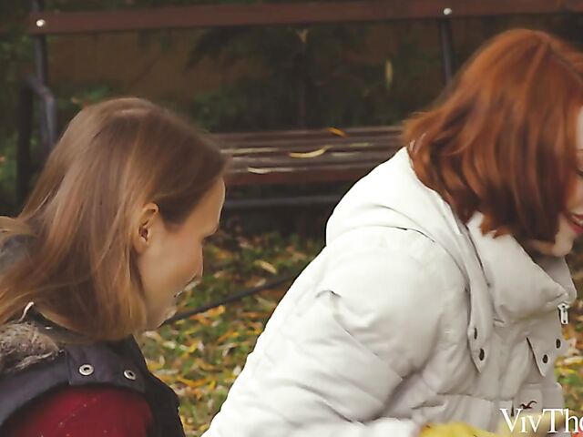 Redhead lesbian erotic lovemaking with Sia Siberia and Lottie Magne