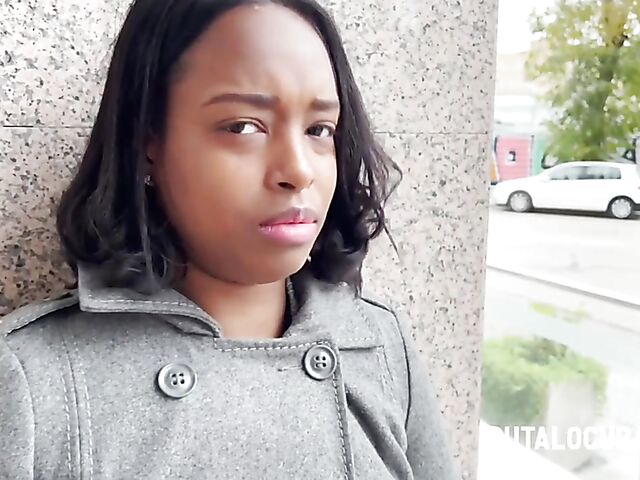 Fat Torbe gets fascinated by ebony slut Paris