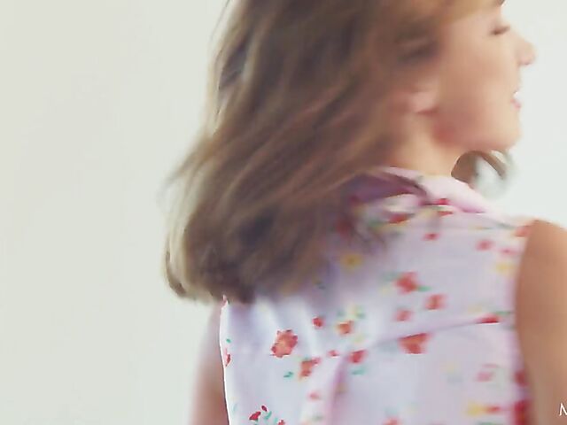 Small tits solo girl Milkavi sewing and masturbating with her naughty fingers