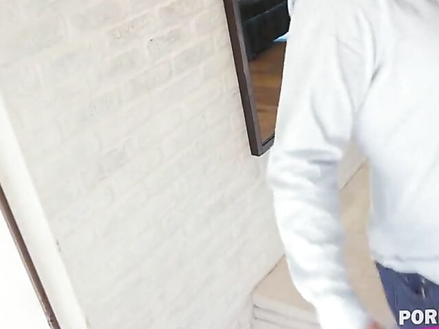 Secret anal masturbation and ass fuck with horny and young Rebel Lynn