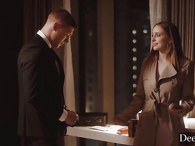 Submissive sexy brunette Mila Monet gets rammed