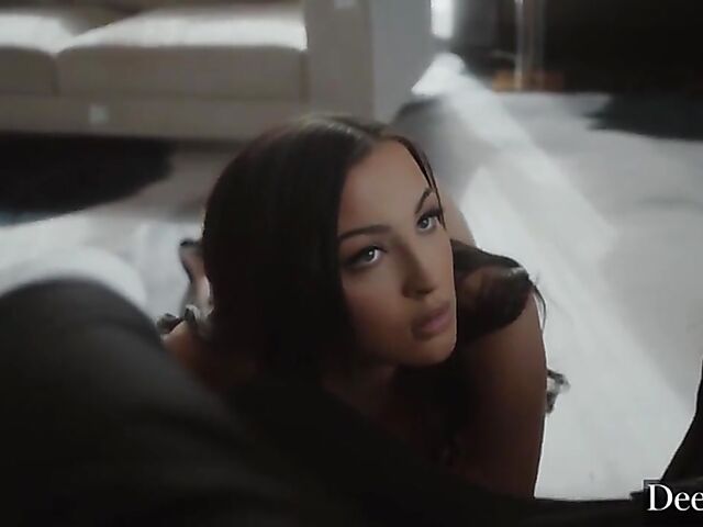 Submissive sexy brunette Mila Monet gets rammed