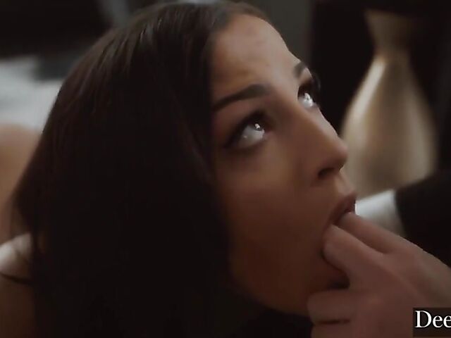 Submissive sexy brunette Mila Monet gets rammed