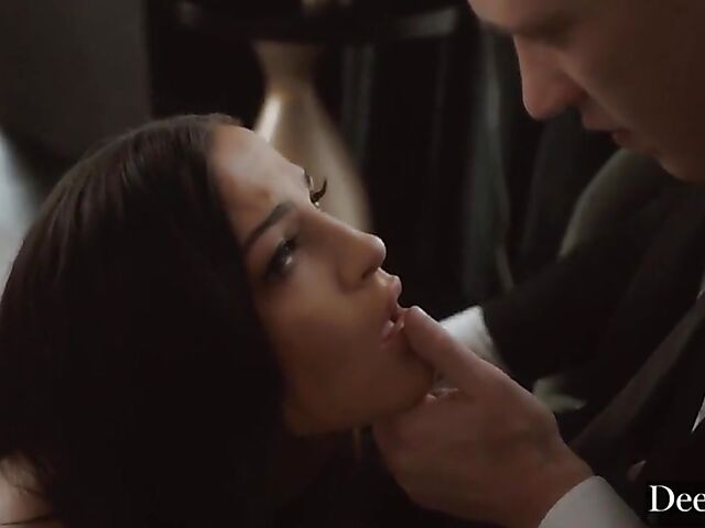 Submissive sexy brunette Mila Monet gets rammed