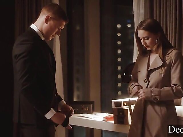 Submissive sexy brunette Mila Monet gets rammed