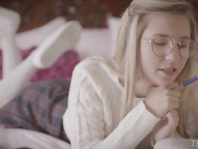 Carolina Sweets & Whitney Wright - Innocent teen first threesome