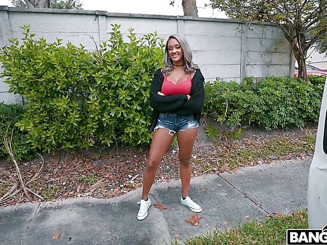 Big tits chick Zoey Sinn's van fuck adventure