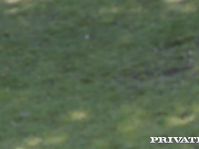 Outdoor anal with blue-eyed topless girl Alexa Flexy