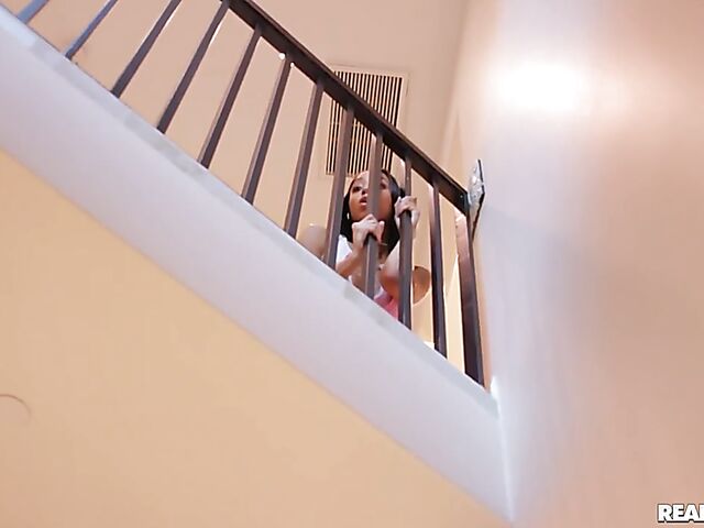 Sexy ebony black cock lover Alexis Tae gets it