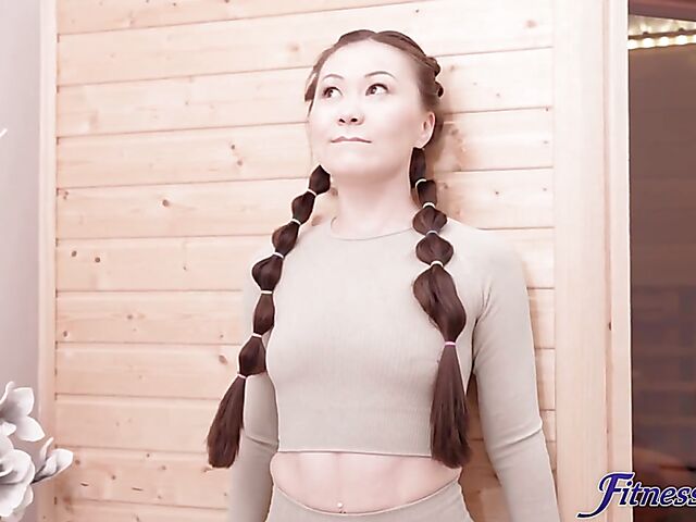 1 on 1 sauna fuck and FFM threesome with fitness girls Chrystal Sinn and Luna Truelove