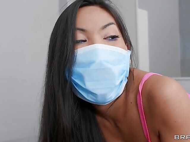 Polly Pons's lesbian anal dildo and squirt session with busty customs agent Nathaly Cherie at the airport