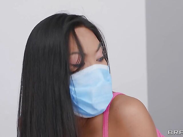 Polly Pons's lesbian anal dildo and squirt session with busty customs agent Nathaly Cherie at the airport