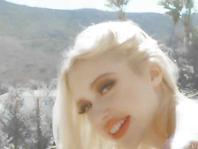 Chloe Cherry - Naughty blonde girl with small tits DP session