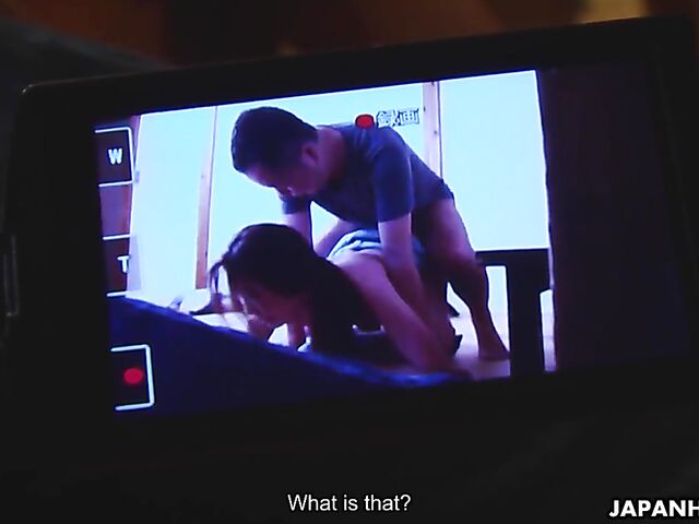 Japanese outdoor pussy fucking in the mountains with Manami Nakanishi