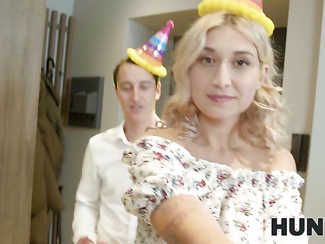 Russian cuckold anal session for money with Iris Kiss Kiss