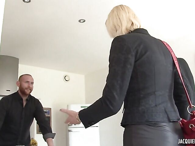 French MILF DP, fisting and dildo fuck in stockings and boots with Anais