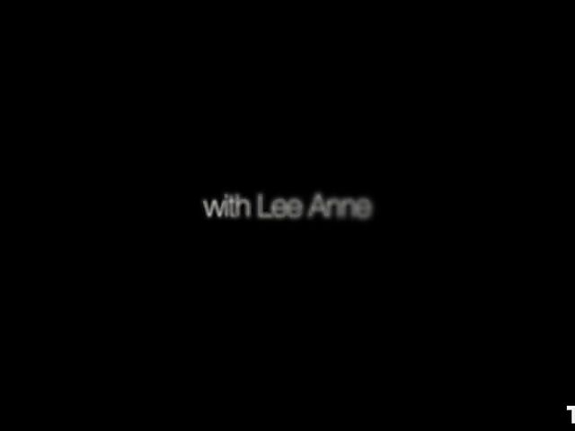Self pussy whipping and masturbation orgasm in handcuffs with Lee Anne