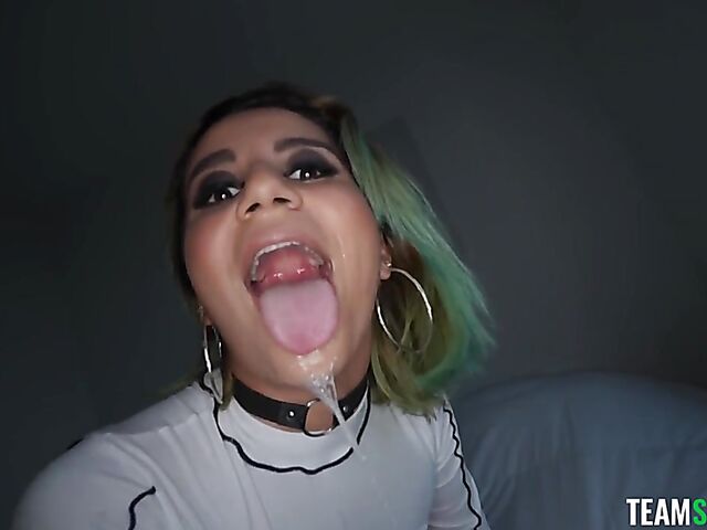 POV busty thick ass girl Roxie Sinner takes a hard dick