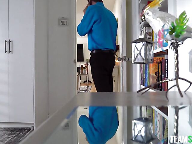 Teen babysitter Alex Jane gets fucked hard