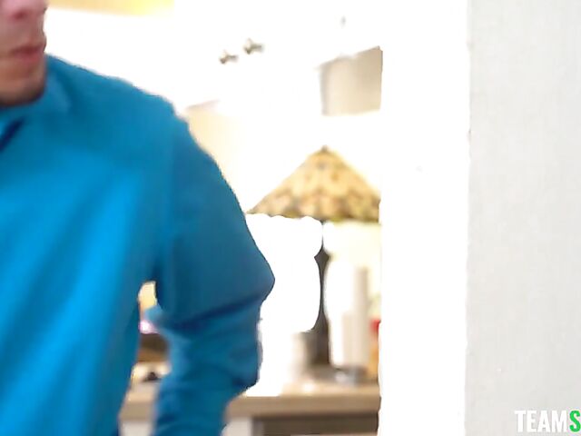 Teen babysitter Alex Jane gets fucked hard