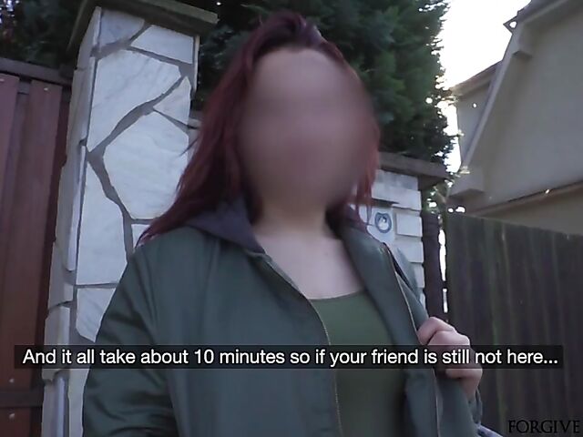 Skirt fuck with a naive redhead slut getting tricked into sex by the fake priest