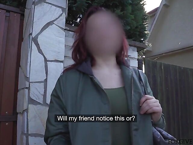 Skirt fuck with a naive redhead slut getting tricked into sex by the fake priest