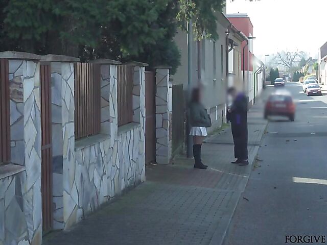 Skirt fuck with a naive redhead slut getting tricked into sex by the fake priest